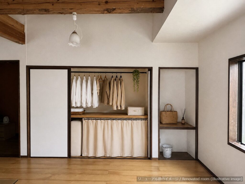 Family Suite – wardrobe and storage / ファミリースイート(クローゼット・収納)